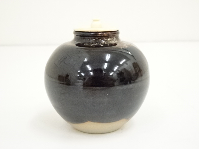 道具 ] - 道具 桶谷定一造 文琳茶入（仕覆付）（共箱）□z